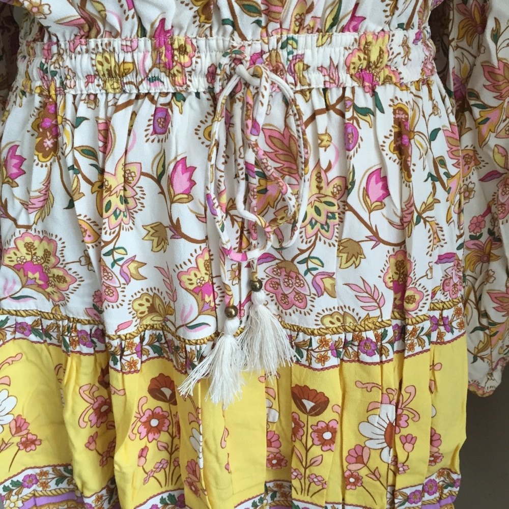 New NWT Spell & the Gypsy Collective portobello Road dress playdress honeydew S - Picture 7 of 16